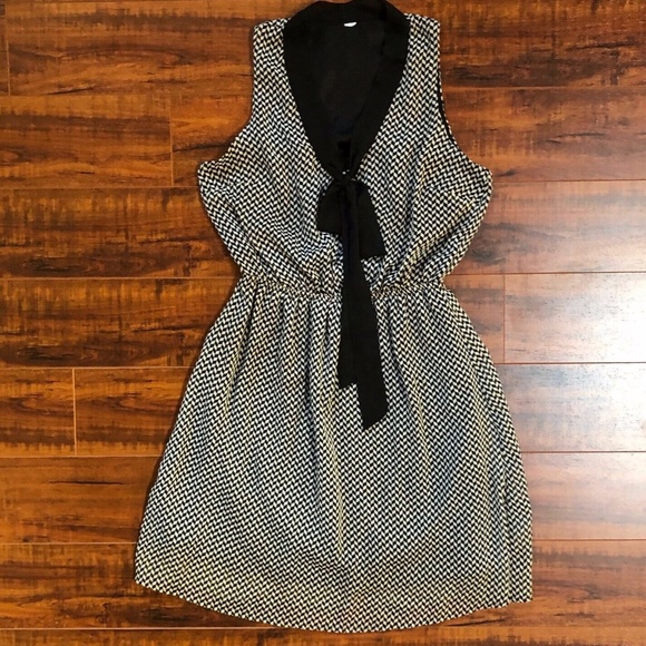 Vintage Secretary Black & White Babydoll Dress - Picture 8 of 11